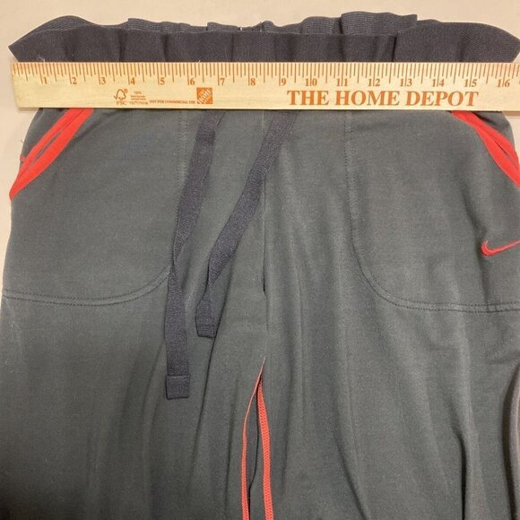 NIKE Women's Red Striped Sport Casual Pants 2-Front, 2-Back Pocket Sz M - Picture 4 of 5